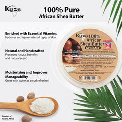 Kuza Shea Butter textured hair showcases improved manageability and curl definition