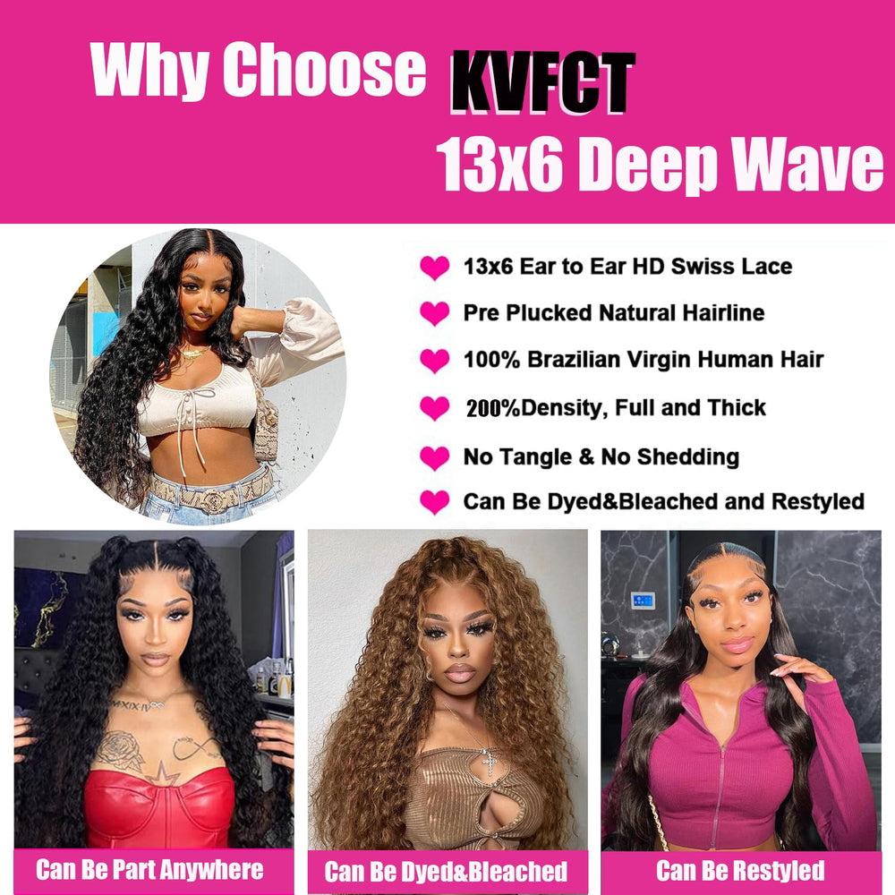 KVFCT pre-plucked baby hair detail for a realistic hairline