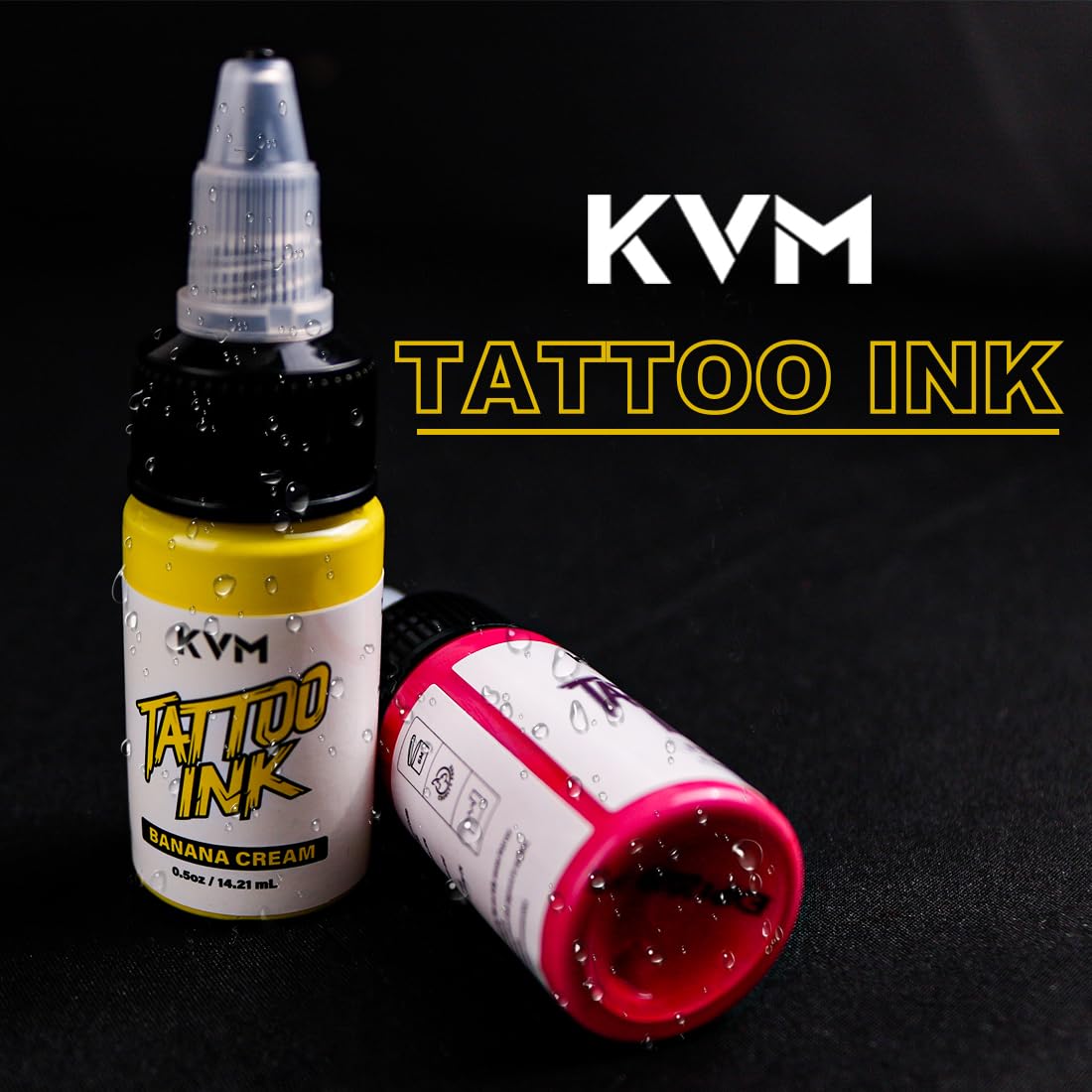 KVM tattoo ink color stability after healing preserves vibrant tones.