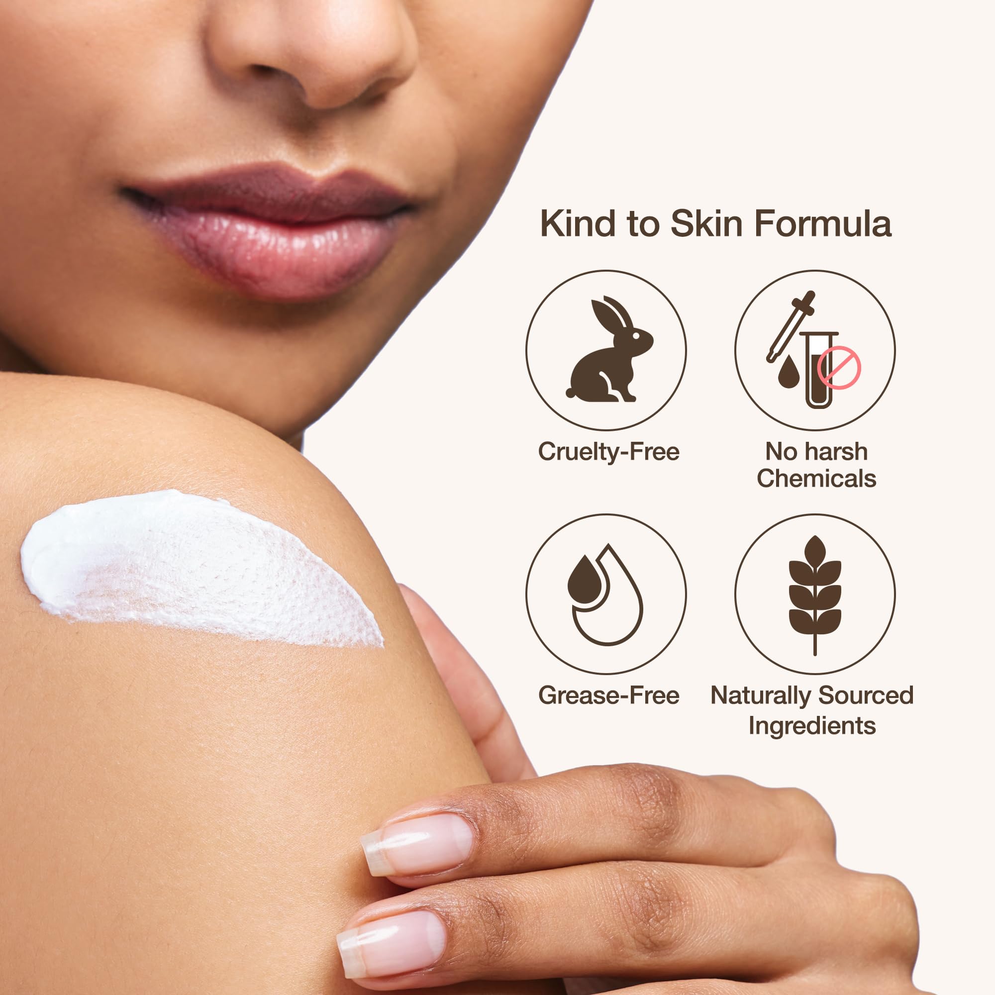 Kwailnara WELCOS Rice Milk Body Lotion swatch on skin leaves it soft