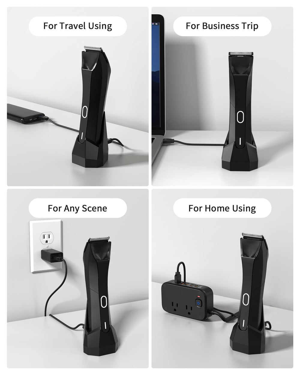 KWRNVO Manscaped 4.0 charger dock durable ABS construction and brush.