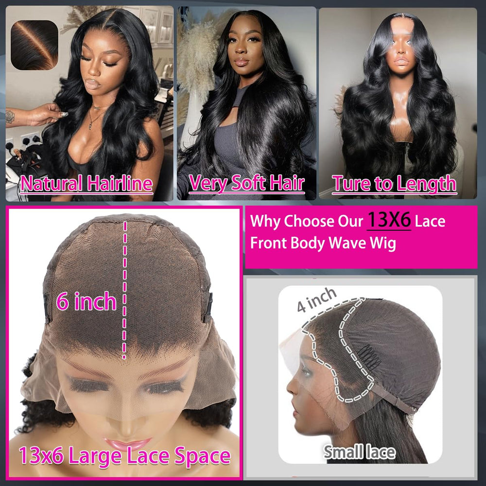 KXBKXB 30in wig back view reveals full density and natural flow