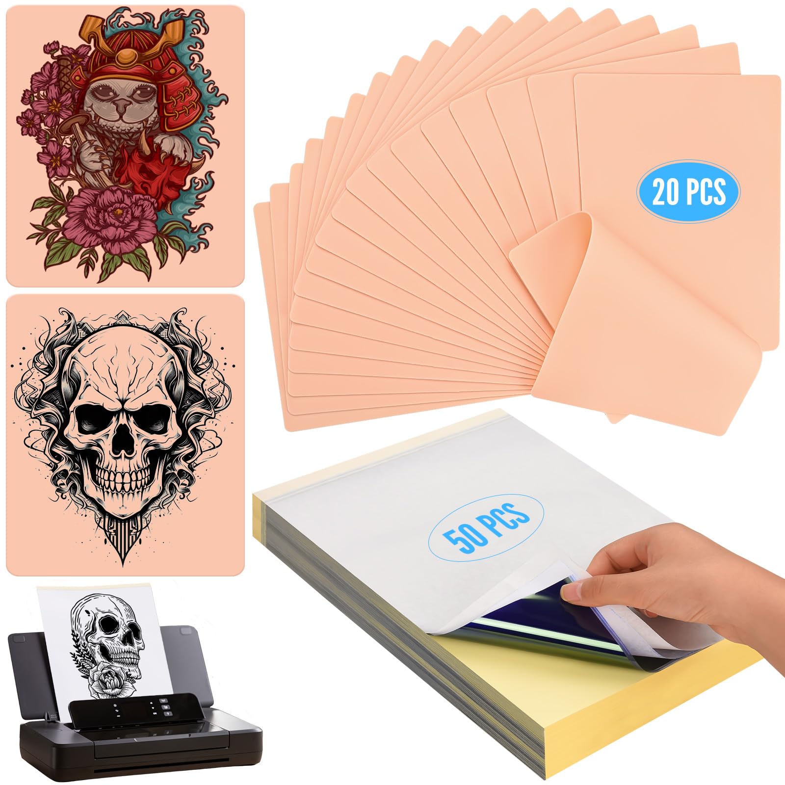 KXCOFTXI tattoo skin practice in soft synthetic leather for authentic beginner sessions.