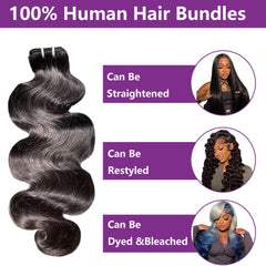 KXRO four-bundle set around 400g provides full density for wigs or hair.