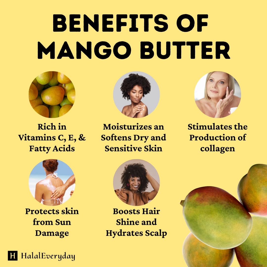 Kyabo mango butter texture and appearance for formulations