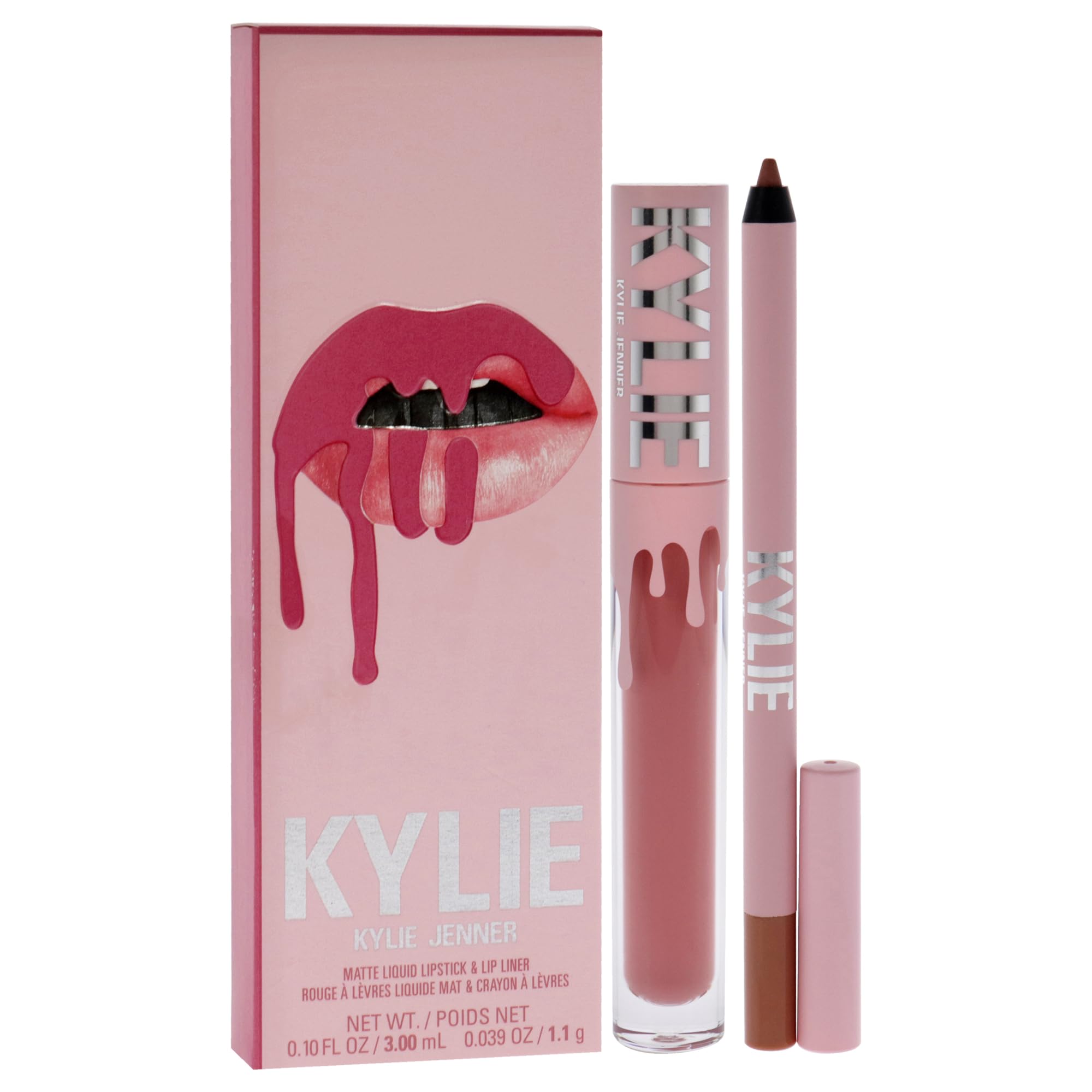 Kylie Cosmetics Matte Lip Kit 808 liquid lipstick applicator enables precise, smooth application.
