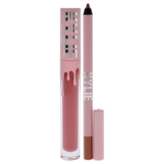 Kylie Cosmetics Matte Lip Kit 808 swatches reveal rich color payoff with a matte finish.