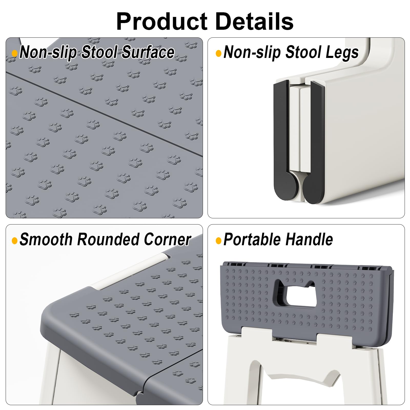 Kzeirm foldable shower stool spa-bathroom setup supports versatile use around nails and showers.