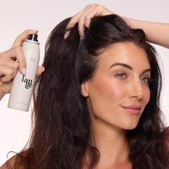 L'ANGE HAIR Deja Vu dry shampoo fresh scent leaves strands smelling clean.