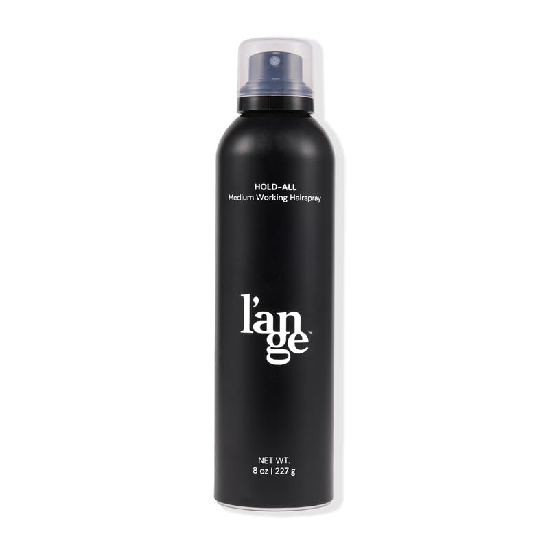 L'ANGE HAIR Hold-All bottle demonstrates flexible hold for all-day, movable style.