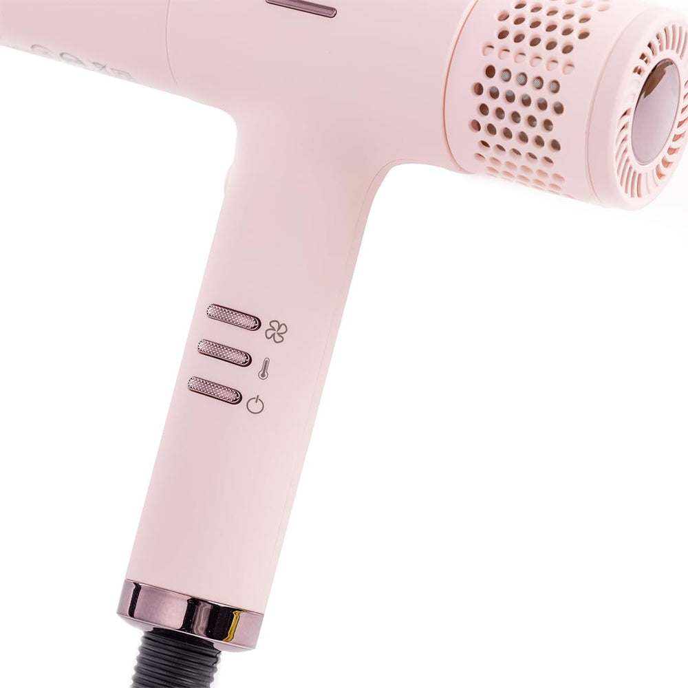 L'ANGE HAIR Le Styliste Luxe memory function remembers last settings for quicker styling.
