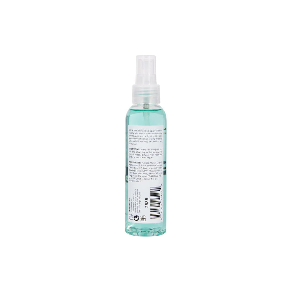 L'ANGE HAIR sea salt spray on damp hair for beachy waves