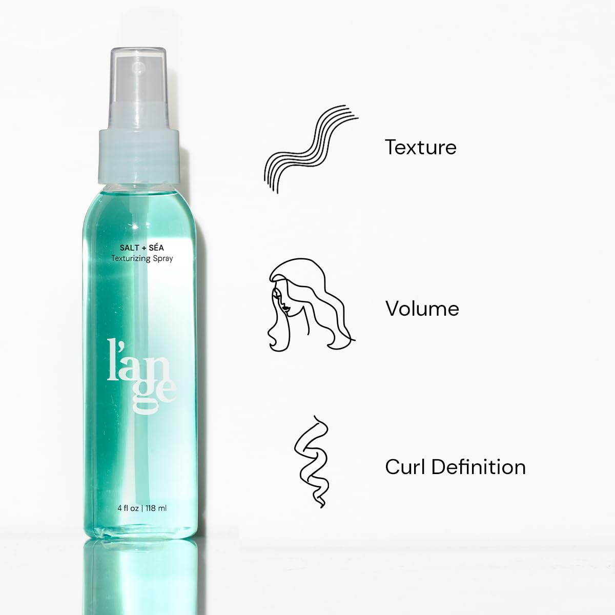 L'ANGE HAIR sea kelp-infused spray nourishes while building texture