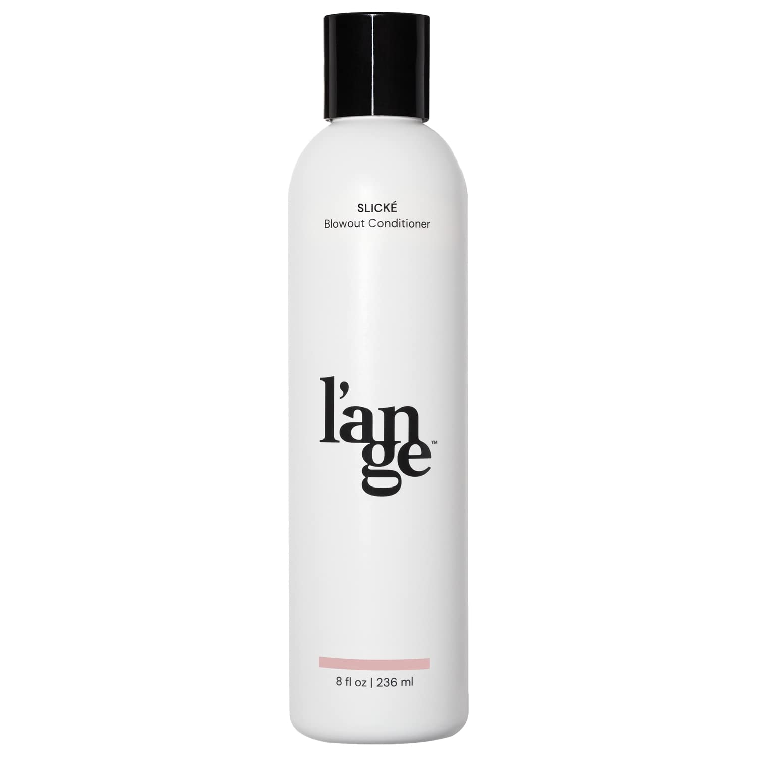 L'ANGE HAIR Slické Blowout Conditioner bottle shows weightless hydration for voluminous shine.