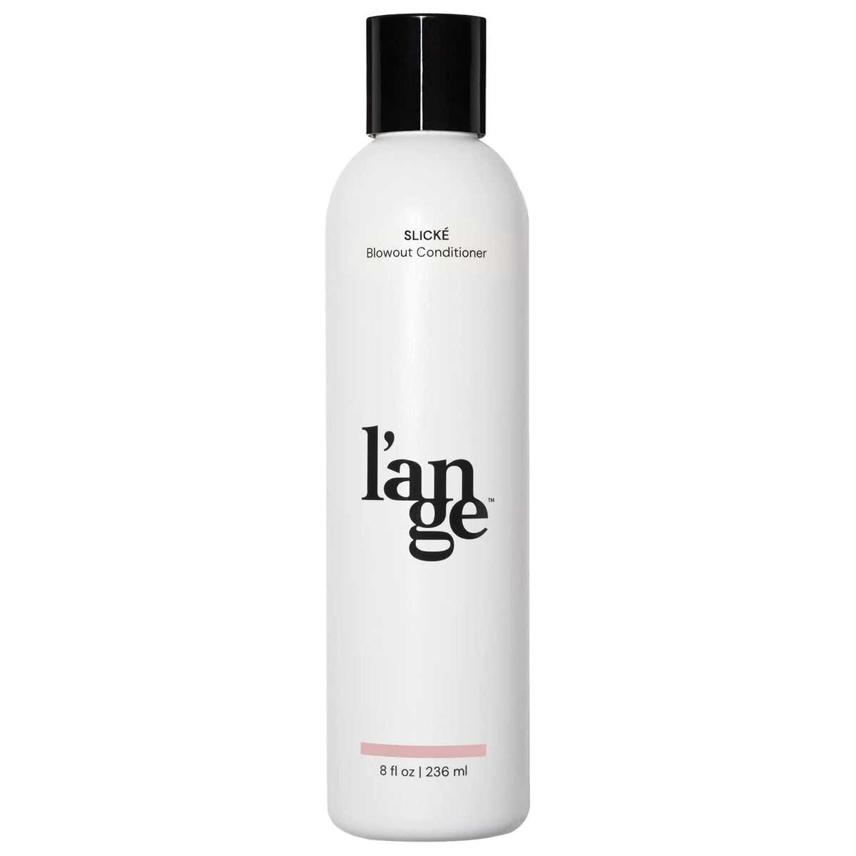 L'ANGE HAIR Slické Blowout Conditioner bottle shows weightless hydration for voluminous shine.