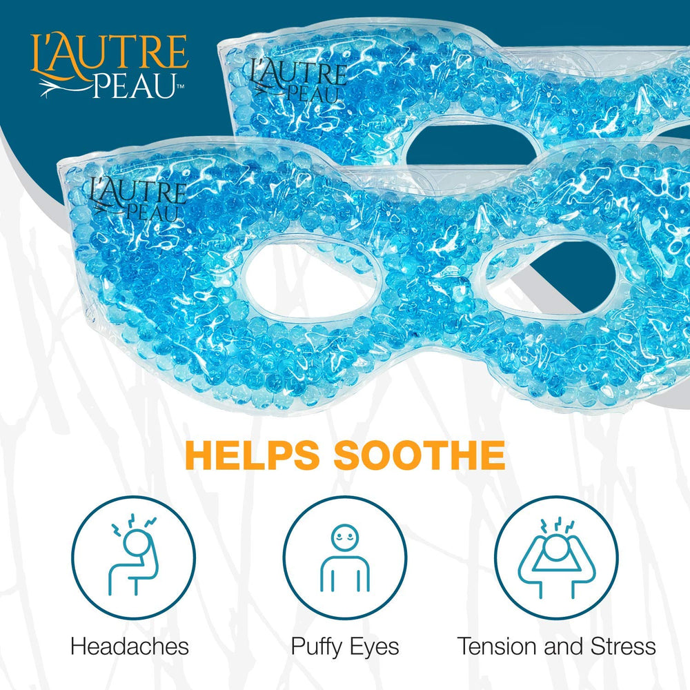 L'AUTRE PEAU gel-bead eye-mask conforms to contours for a comfortable fit.