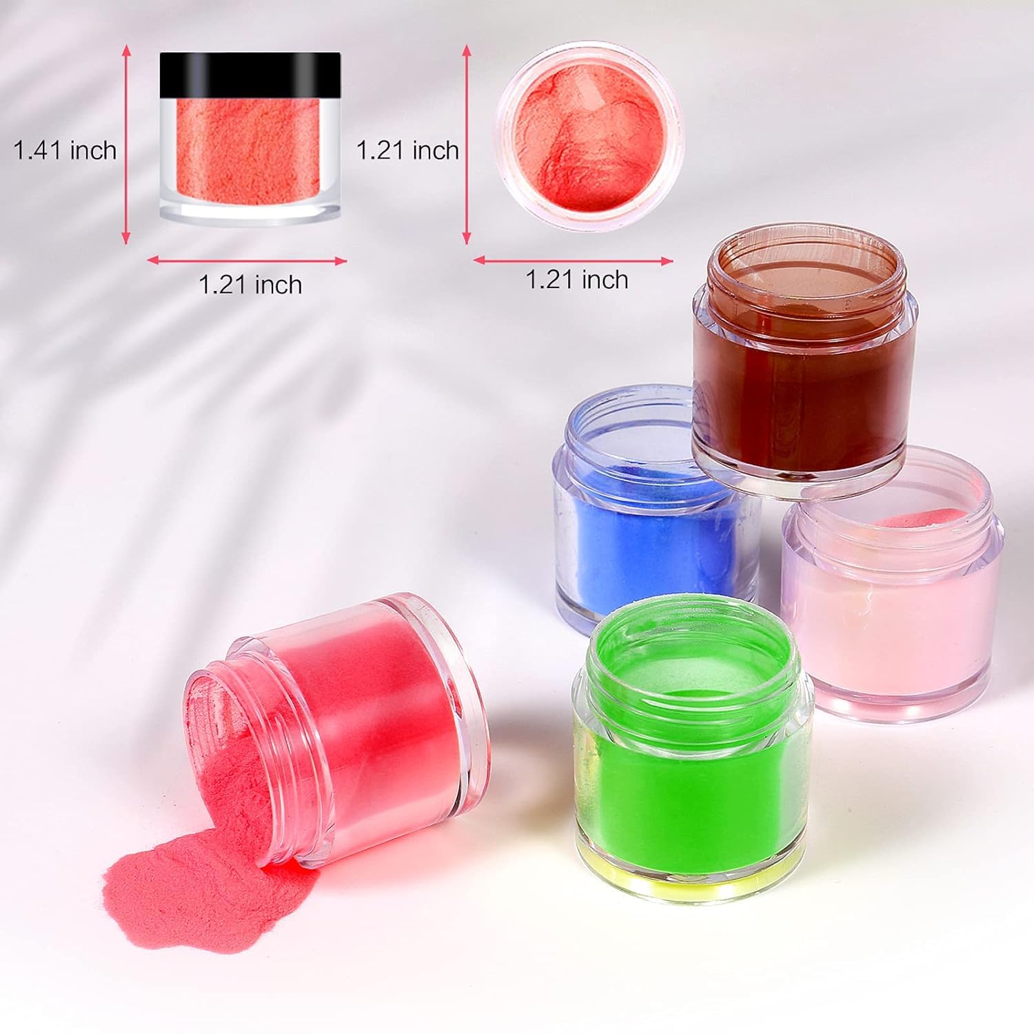 L-Bulice easy-to-use powder for nail extensions without UV lamp.