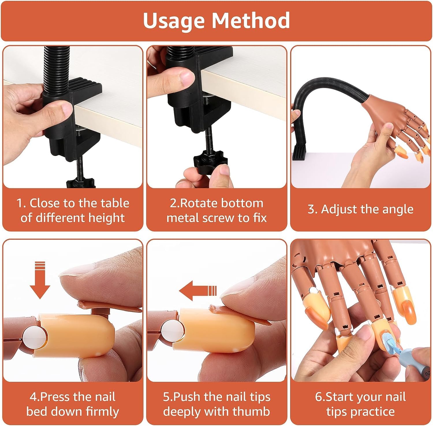 Usos versátiles para uñas acrílicas, gel y arte de uñas con L-Bulice.