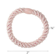 L. Erickson eight-pack ponytail holders offering secure grip on heavy styles.