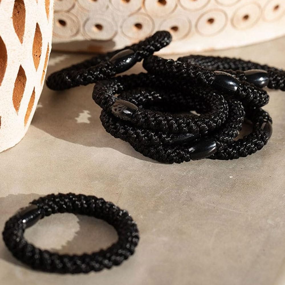 L. Erickson Grab & Go ponytail holders travel-ready for on-the-go styling.