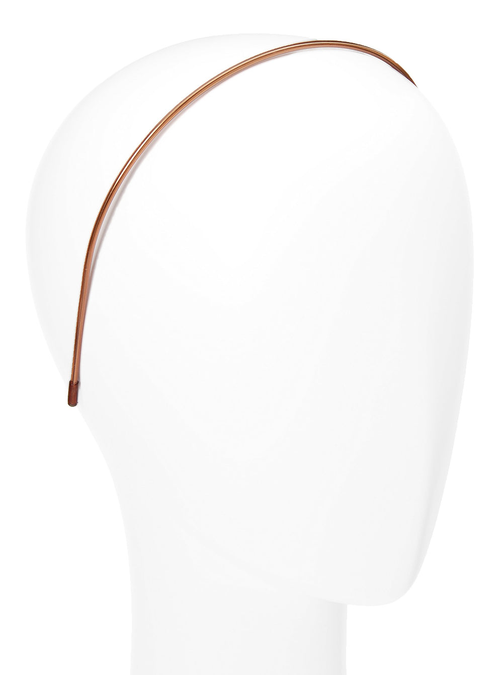 L. Erickson Twiggy Headband tortoise back view showcasing slim 1/8 inch width