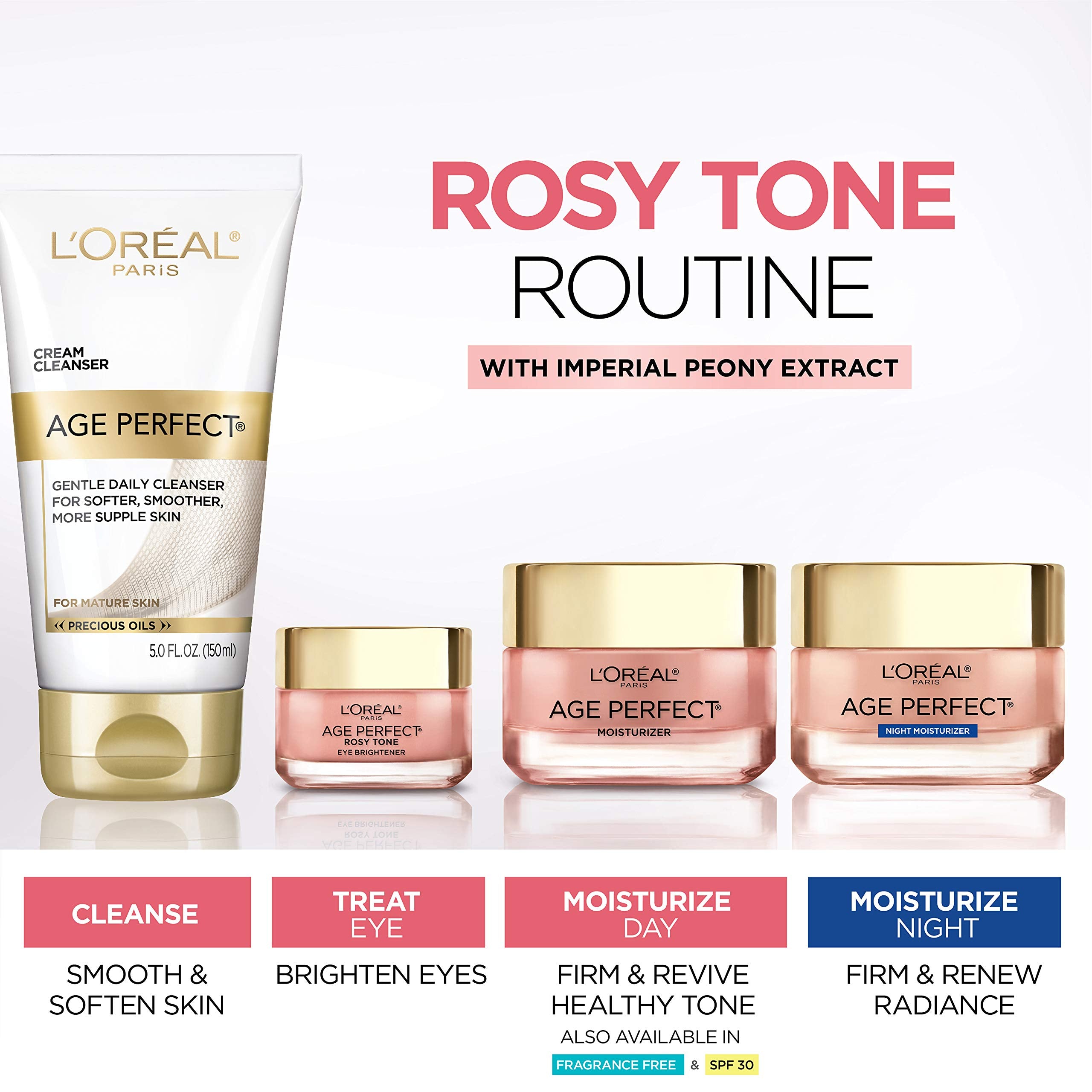 Hydration-focused image emphasizing moisture for dry mature skin.