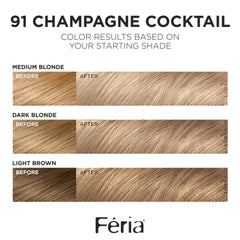 L'Oreal Paris Feria multi-faceted shimmering color highlights 3X highlights for intensified glow