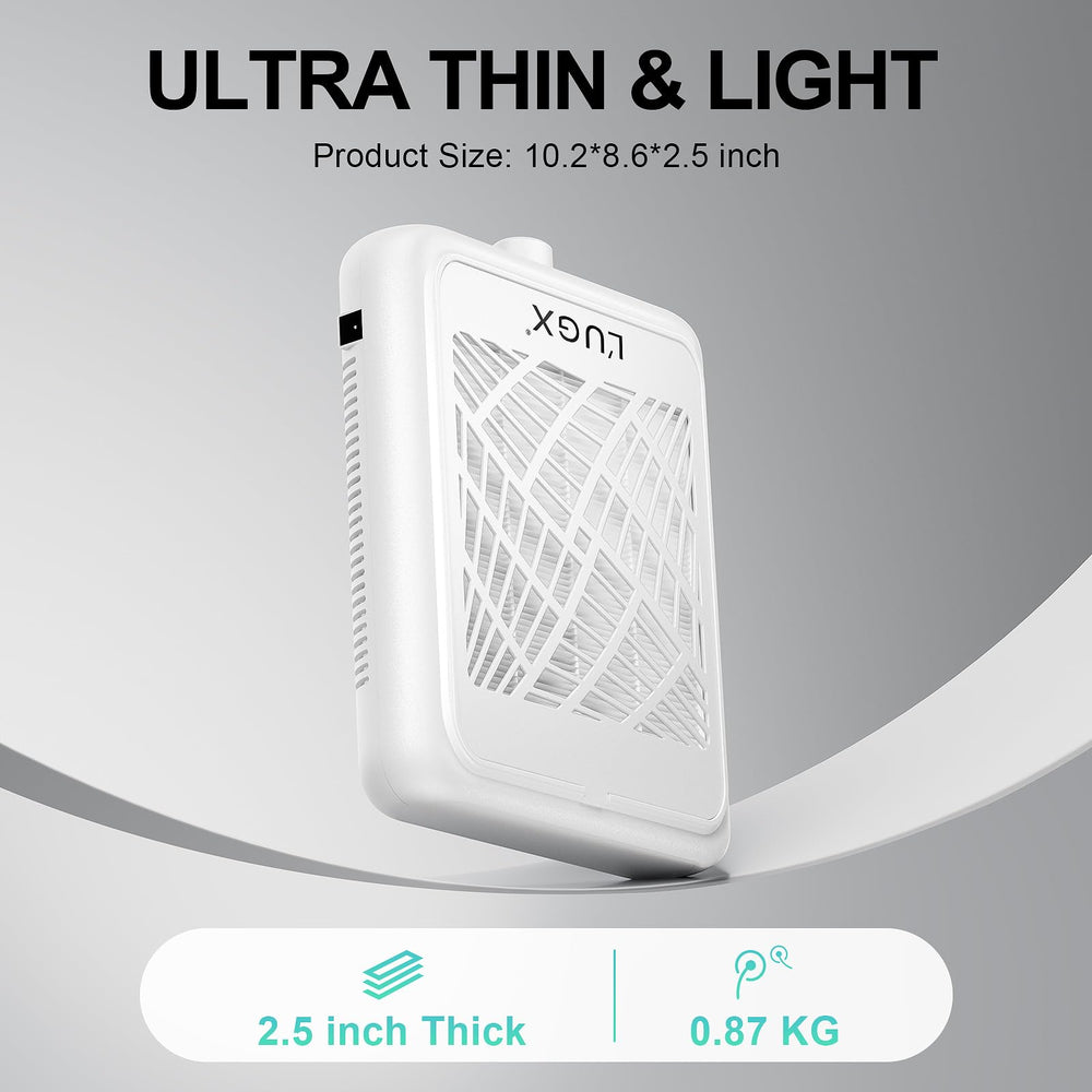 L'UGX package includes filters and power cord for setup.