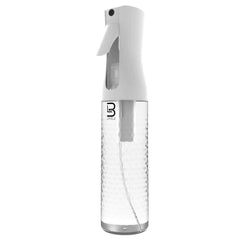 L3 Beveled Spray Bottle delivers a fine mist for even hair dampening and styling prep.
