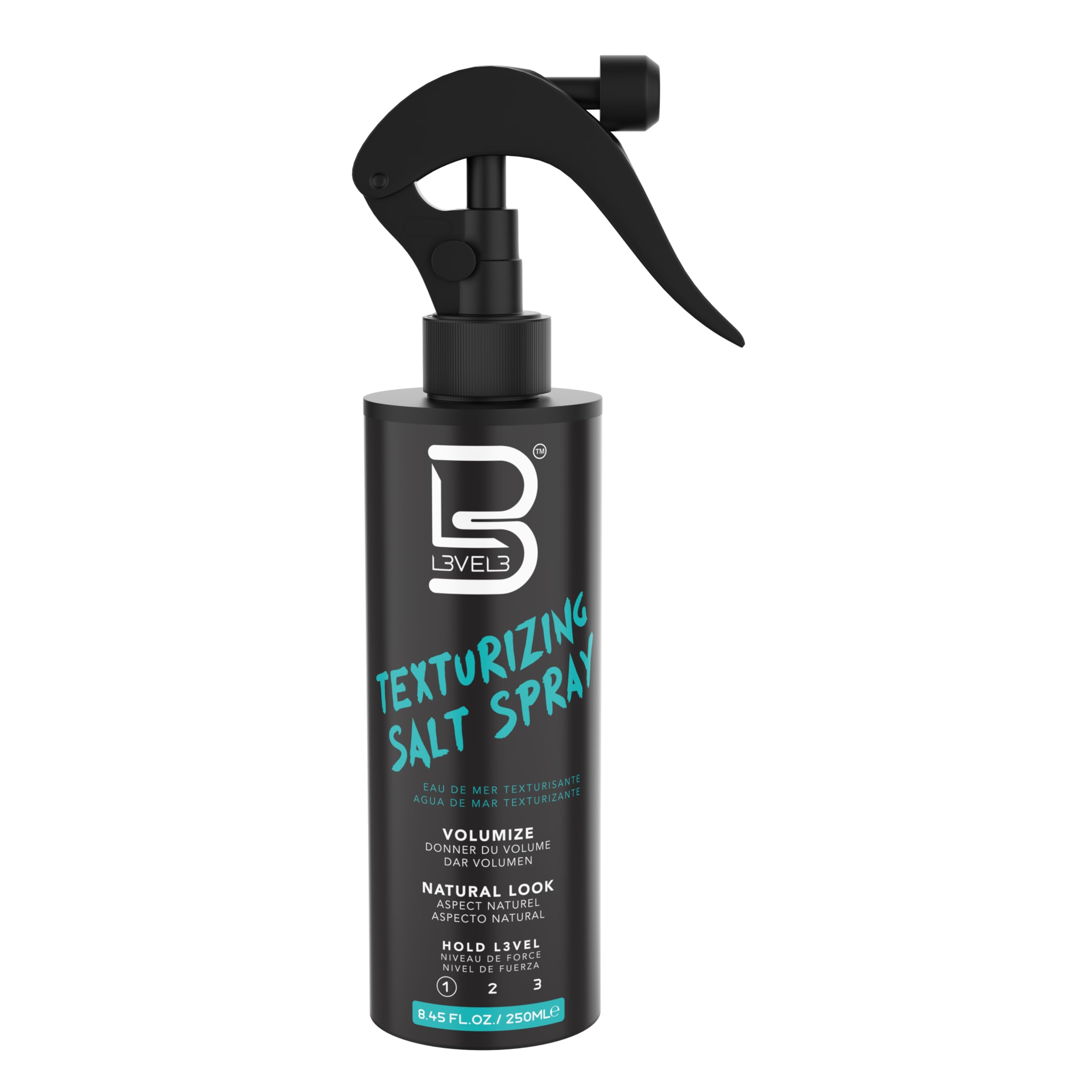 L3 front packaging showing bottle and label for easy identification and style