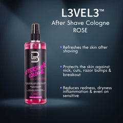 L3 Level 3 after shave spray fragrance profile with bergamot and lavender