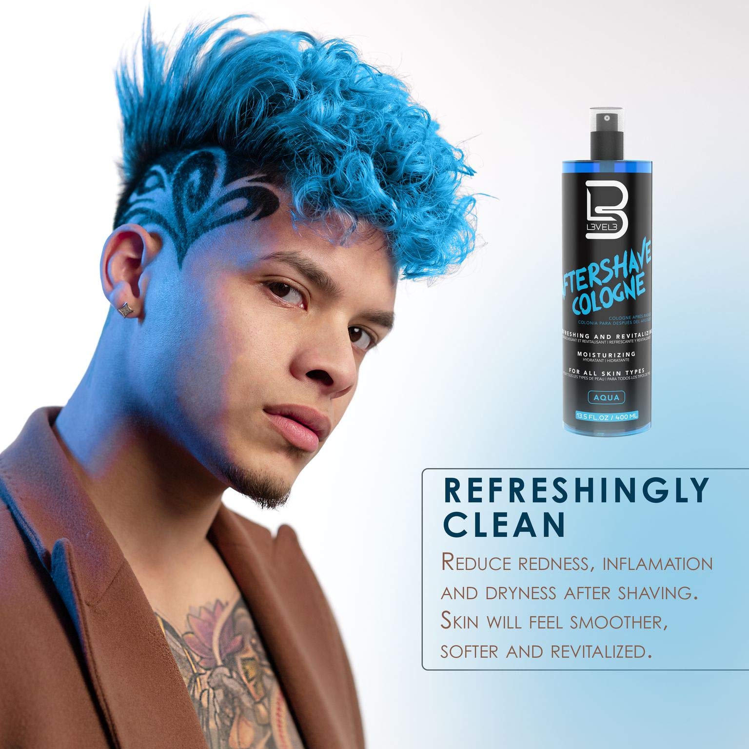 L3 Level 3 aftershave fragrance notes bergamot and lavender for daily grooming