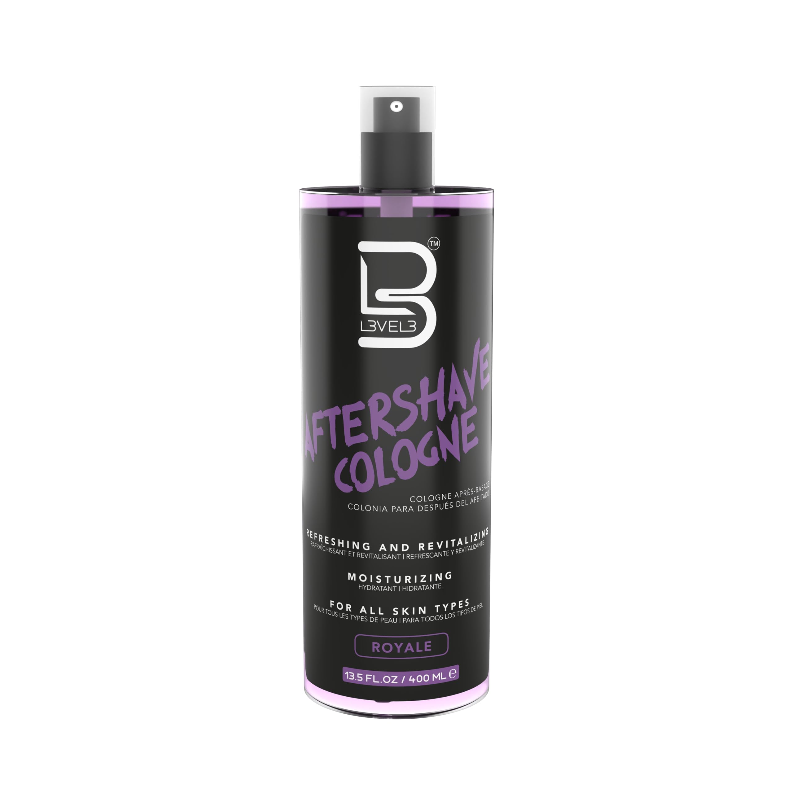L3 Level 3 aftershave spray bottle for post-shave refreshment