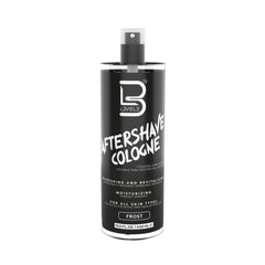 L3 Level 3 After Shave Spray bottle demonstrates refreshing, skin-friendly formula post-shave