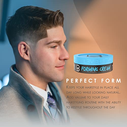 L3 Level 3 Forming Cream hand-application enables quick shaping and restyling.