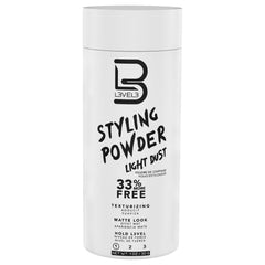 L3 Level 3 light hold powder for natural texture and easy application.