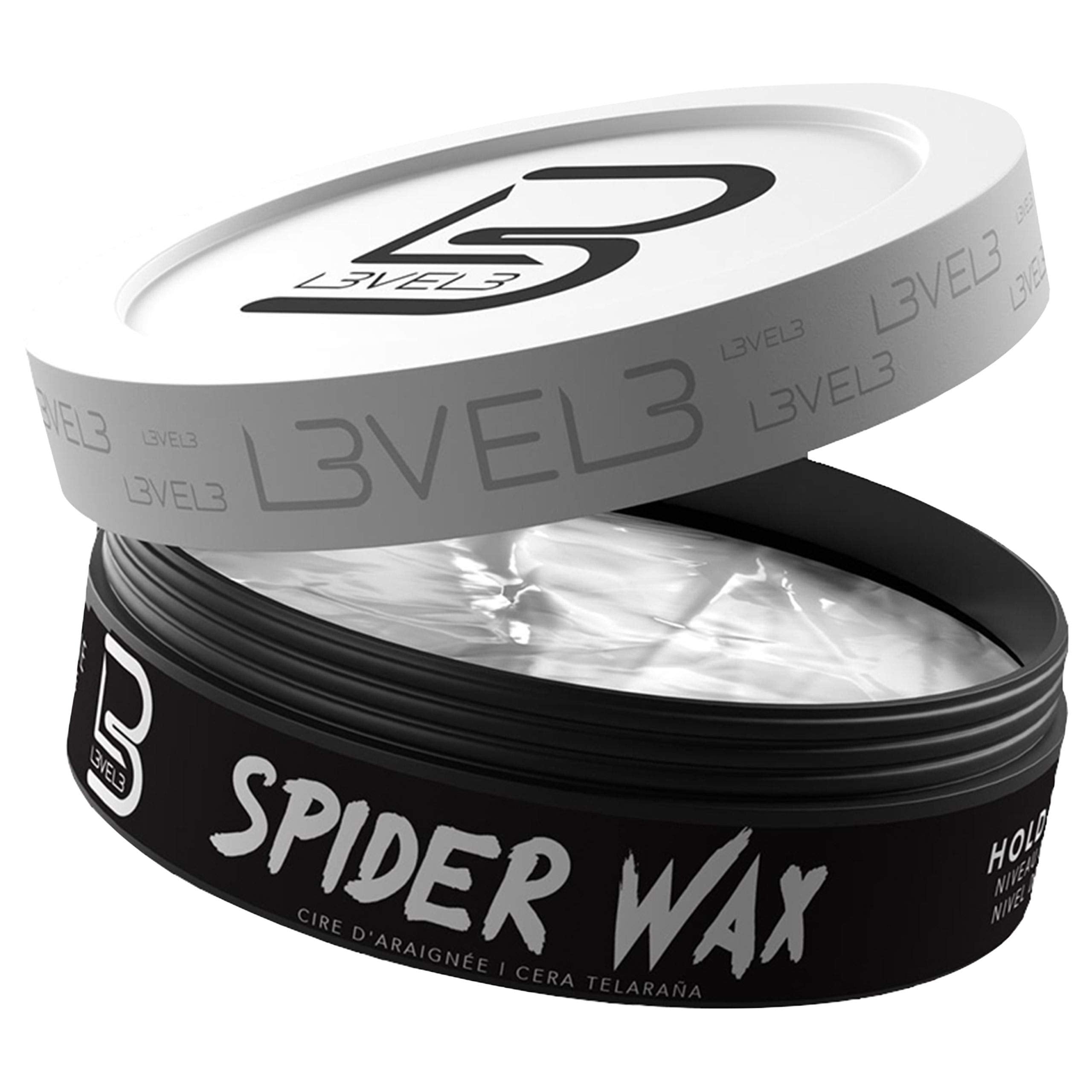 L3 Level 3 Spider Wax bottle for long-lasting hold and texture