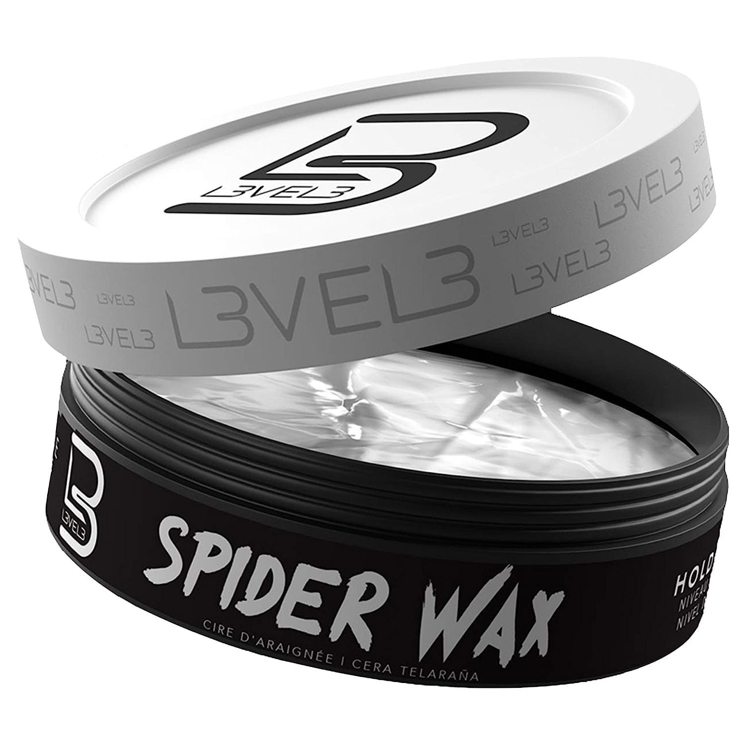 L3 Level 3 Spider Wax pack shot showing strong hold and texture