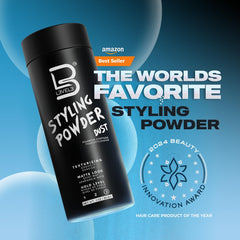 L3 Level 3 Styling Powder on dry hair for texture and matte finish.