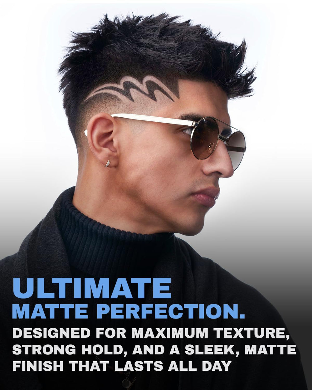 L3 Level 3 Matte Putty on damp hair allows easy reworkable styling