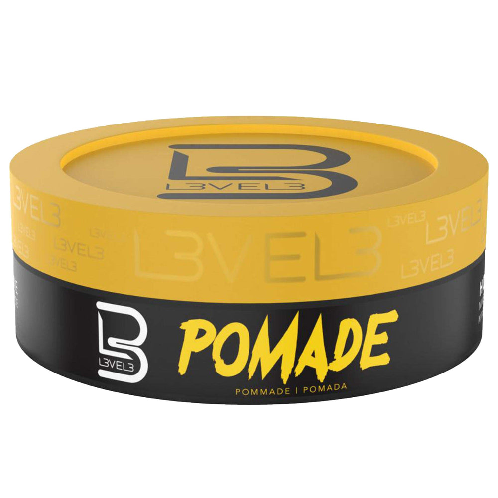 L3 Level 3 Pomade provides long-lasting hold for pompadours and waves