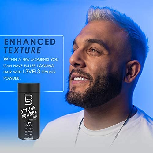 L3 Level 3 Spider Wax medium-shine finish on styled fringe