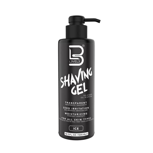 L3 Shaving Gel Ice no hot towel advantage during morning grooming.