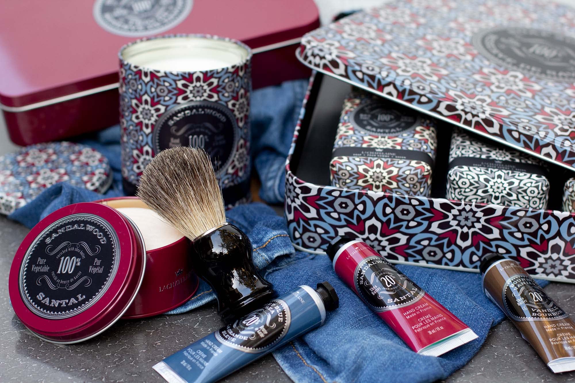 La Chatelaine hand cream enriched with 20 percent organic shea butter and argan oil.