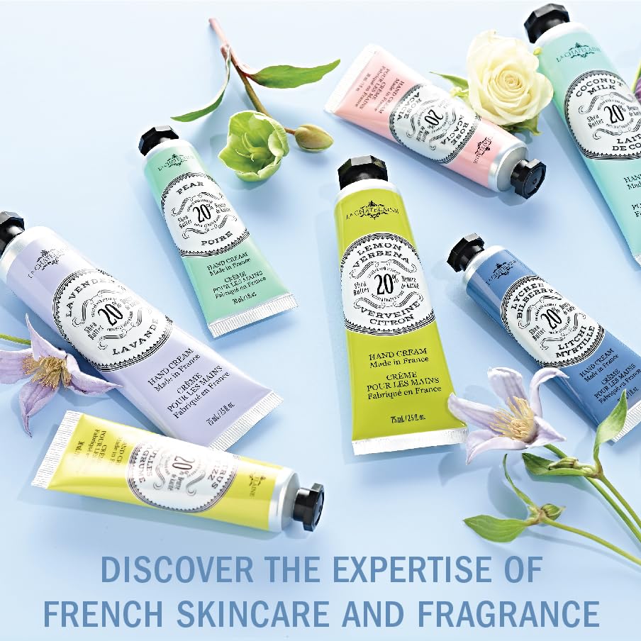 La Chatelaine with argan oil and vitamin E nourishes for soft, smooth hands.