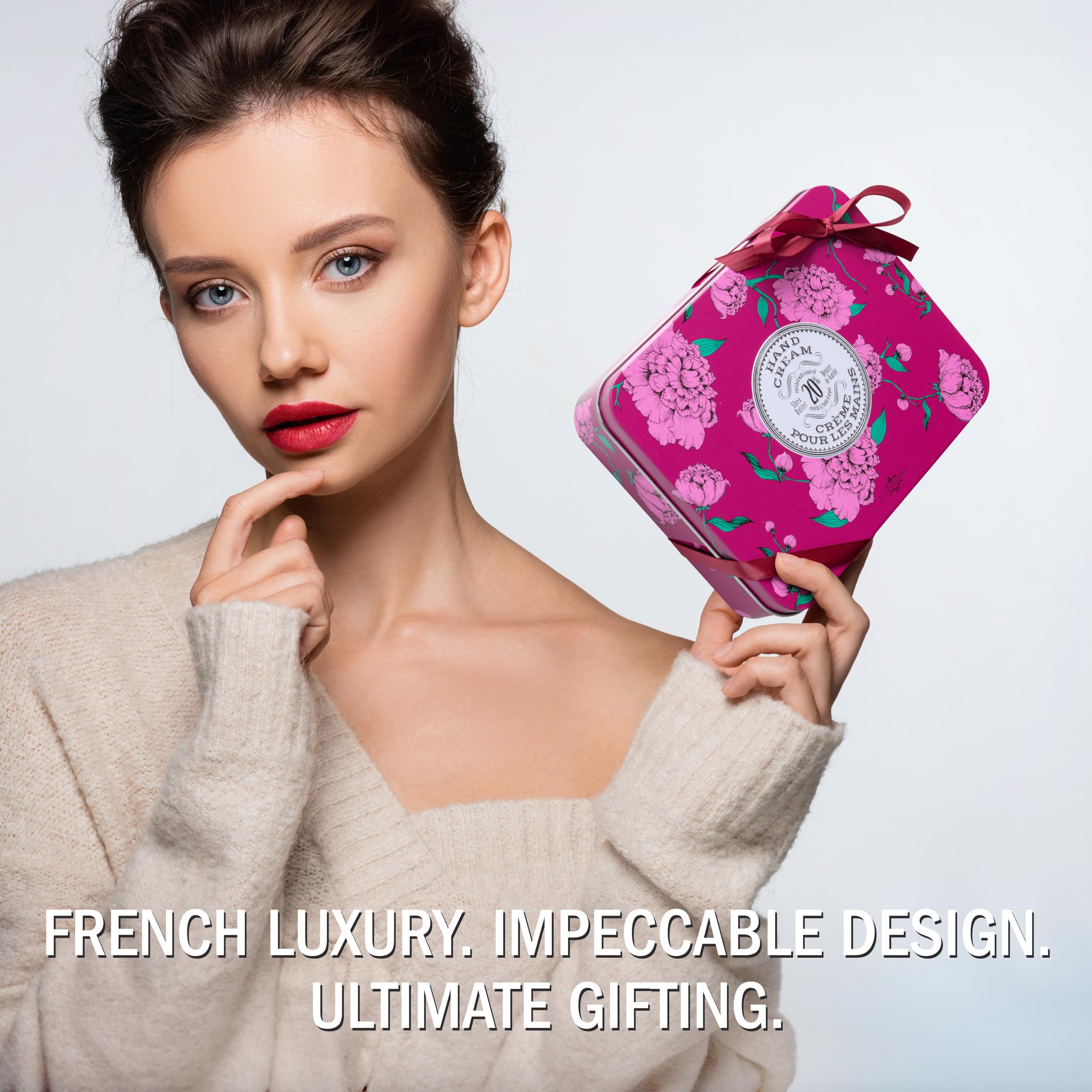 La Chatelaine gift set travel tins front view for on-the-go care