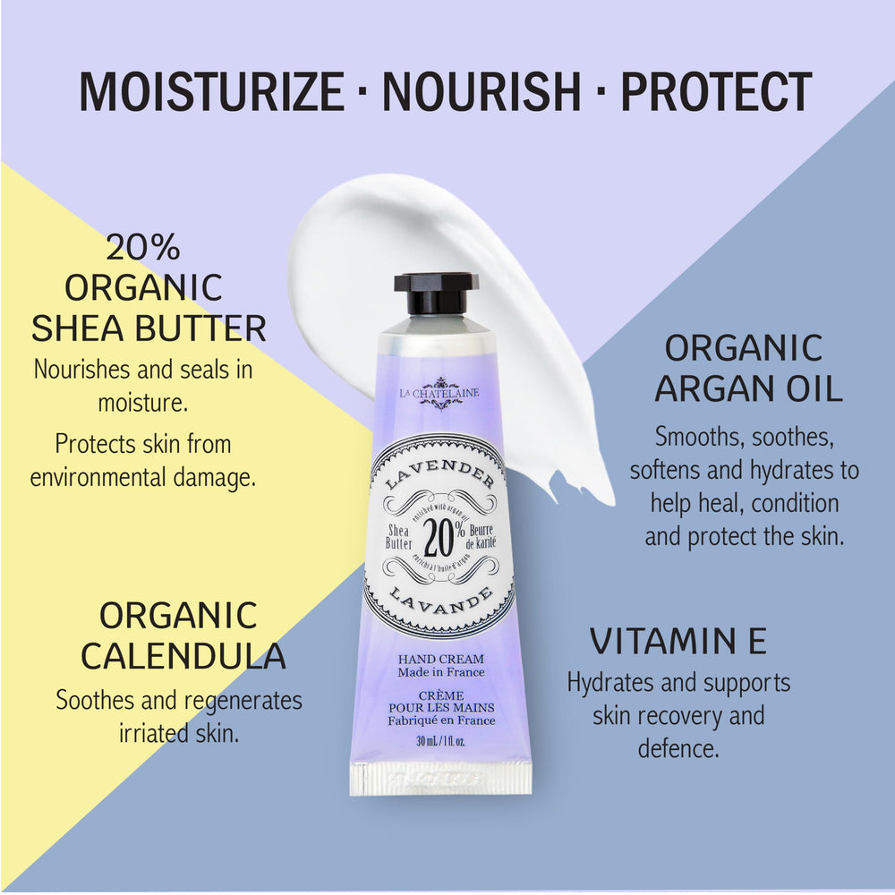 La Chatelaine White Grapefruit hand cream 1oz brightening moisture
