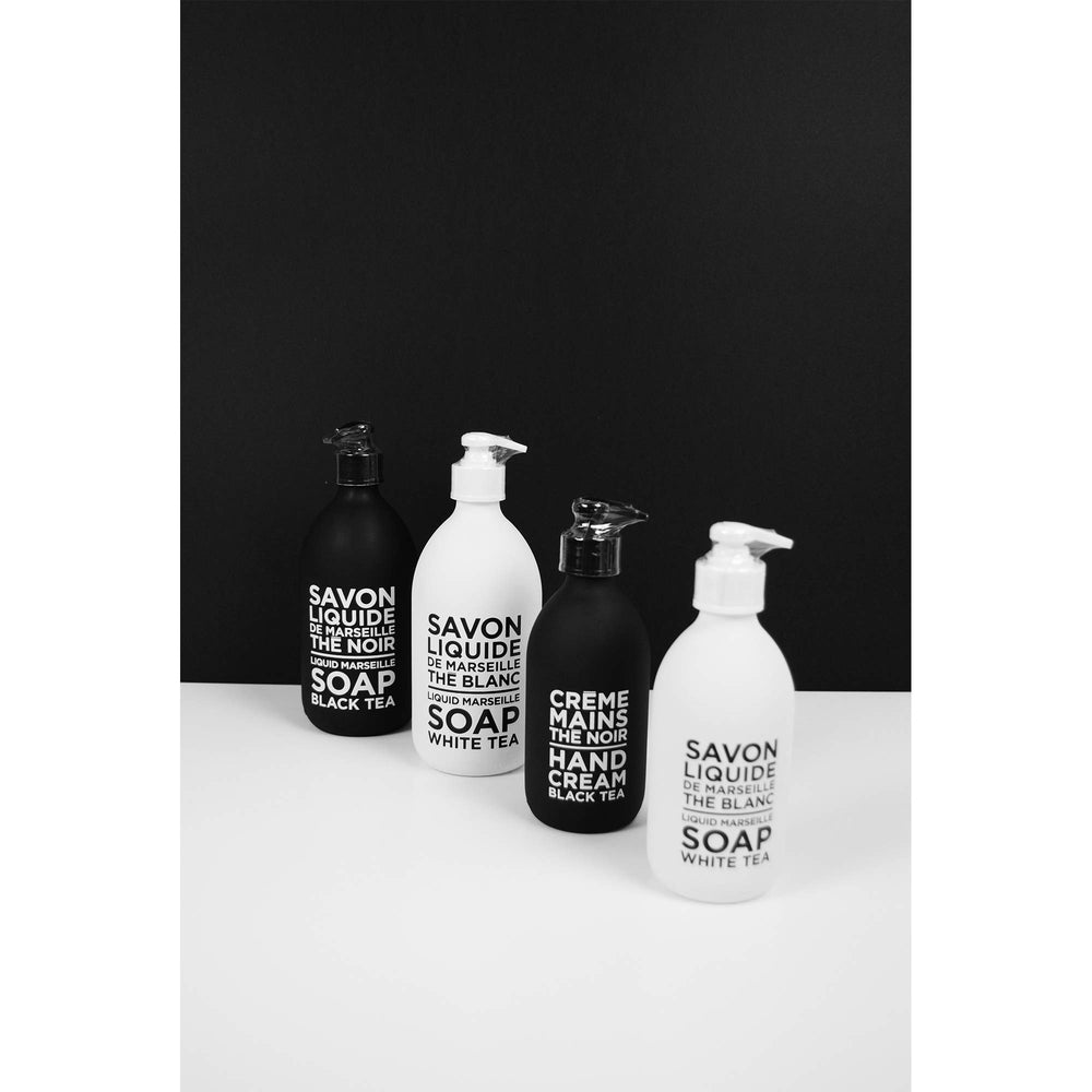La Compagnie de Provence natural-origin ingredients closeup with plant-based oils.