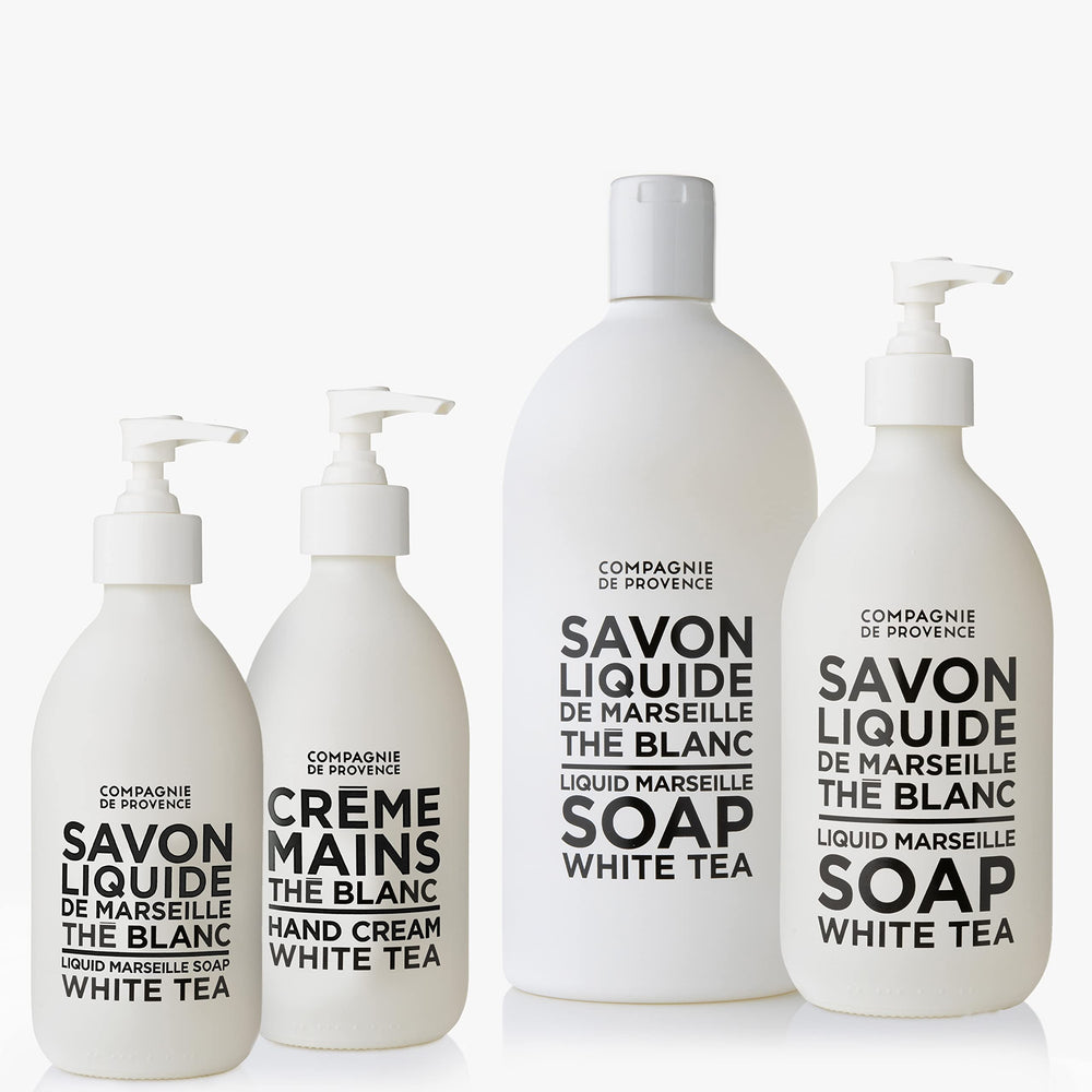 La Compagnie de Provence hand care set box showcasing elegant design for daily luxury routine.