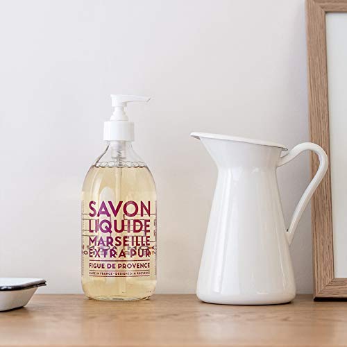 La Compagnie de Provence refillable glass bottle supports sustainability.